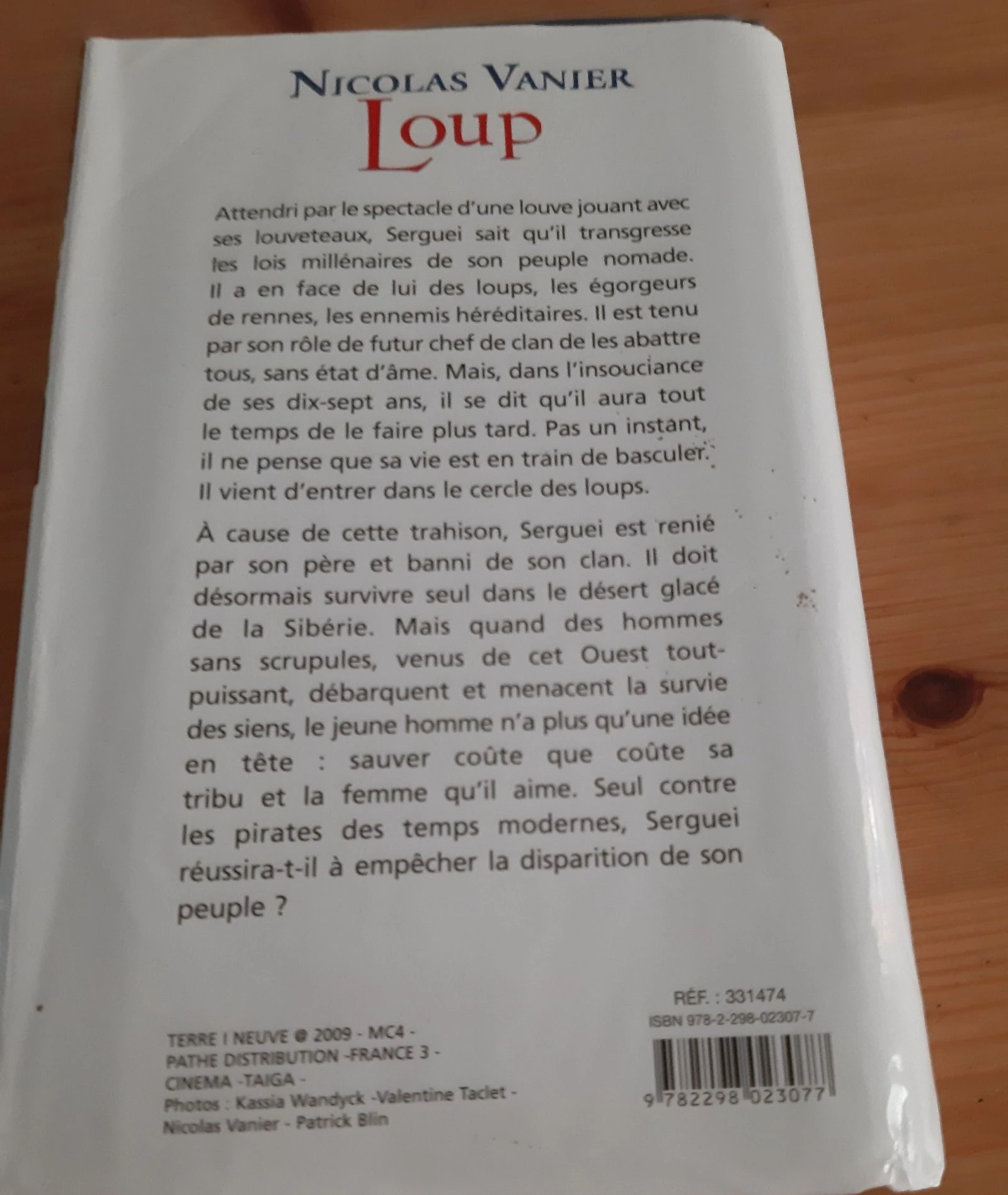 Roman de Nicolas Vanier, Lobo. – photo 3